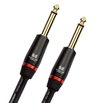 Monster Cable 12 0008 Bass Enstrüman Kablosu (6.4mt Düz-Düz) | Bas Gitara Özel Frekans Tepkisi